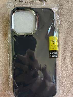 Fashion Case Mobile Cover for iPhone 15 Pro Max Black